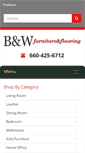 Mobile Screenshot of bandwfurniturefloorcovering.com